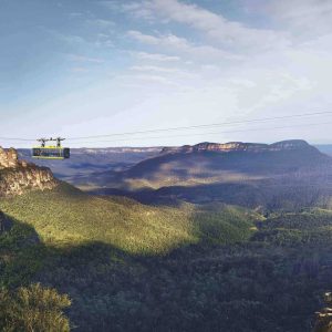 Blue mountains with 3 world scenic rides